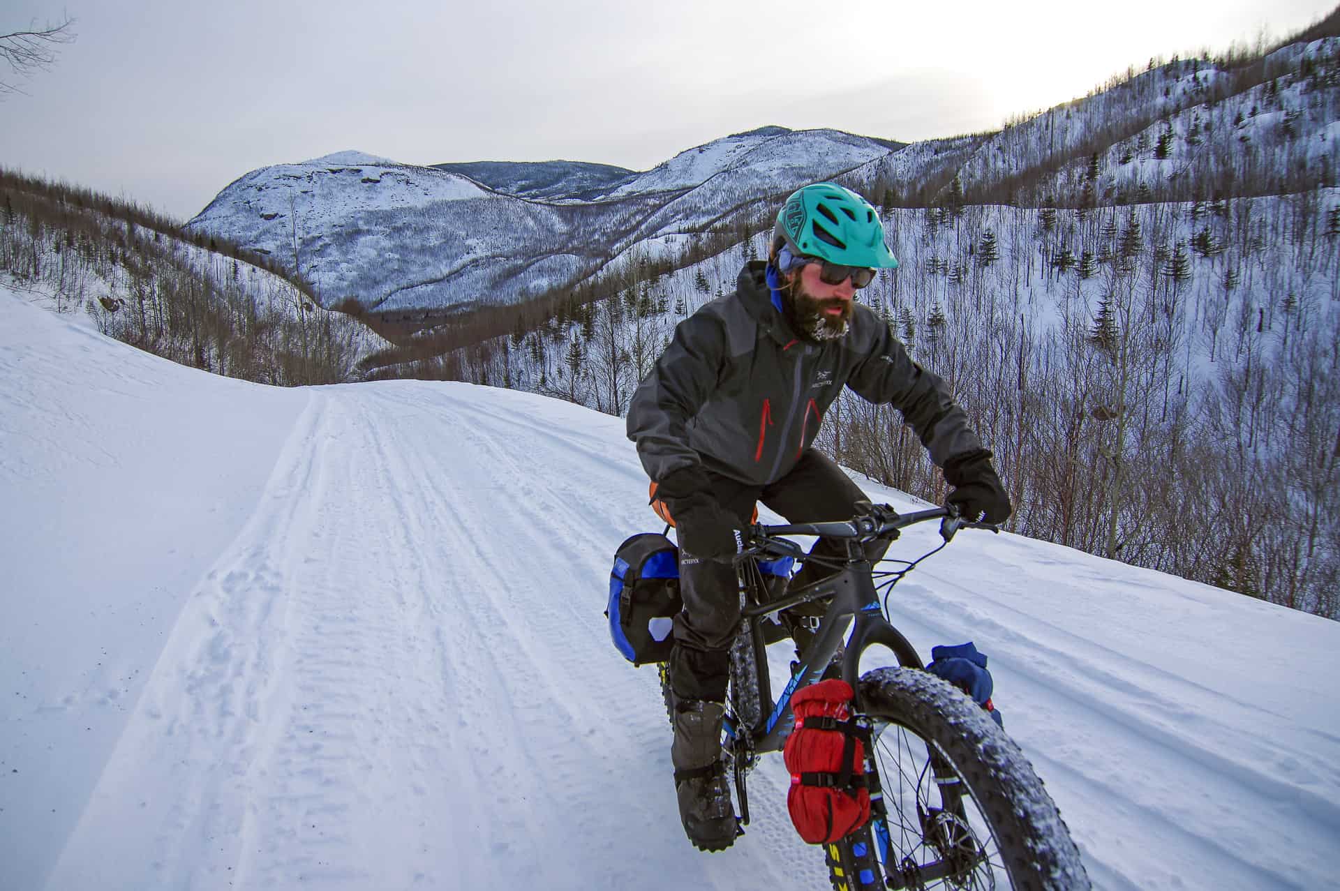 Fatbike Backcountry expedition in charlevoix