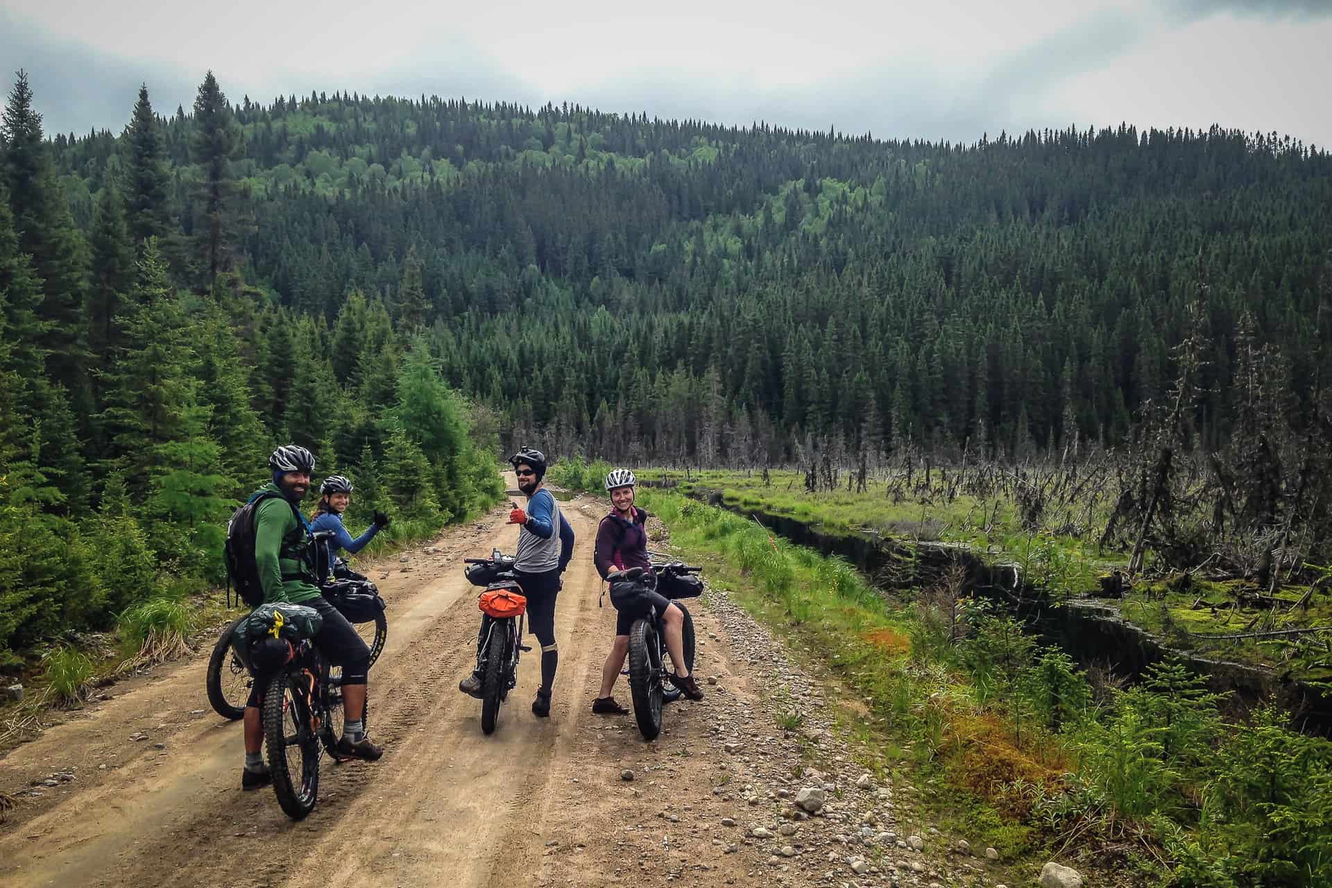 Bikpacking trip with Panorama on the reserve faunique des Laurentides