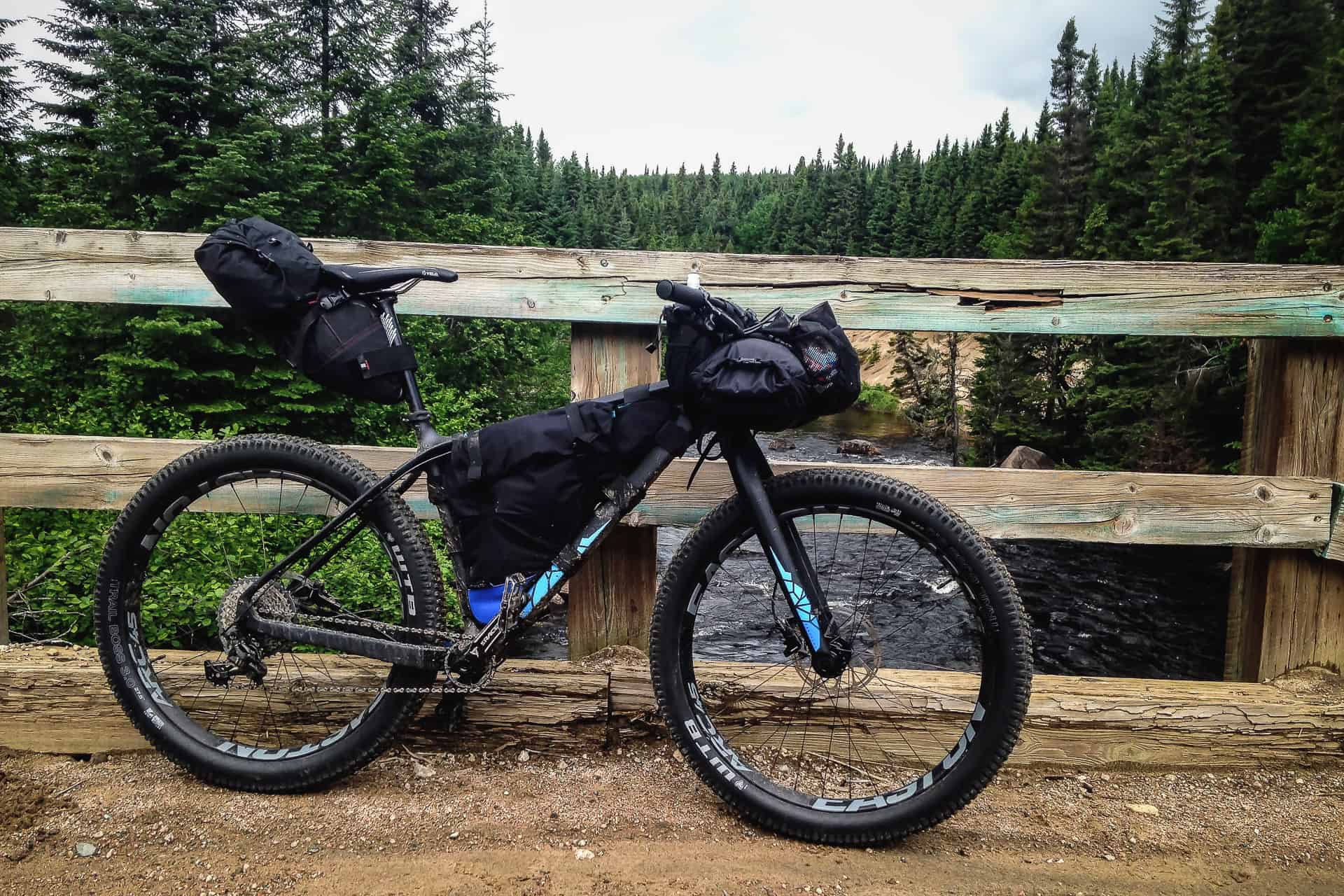 Bikpacking trip with Panorama on the reserve faunique des Laurentides